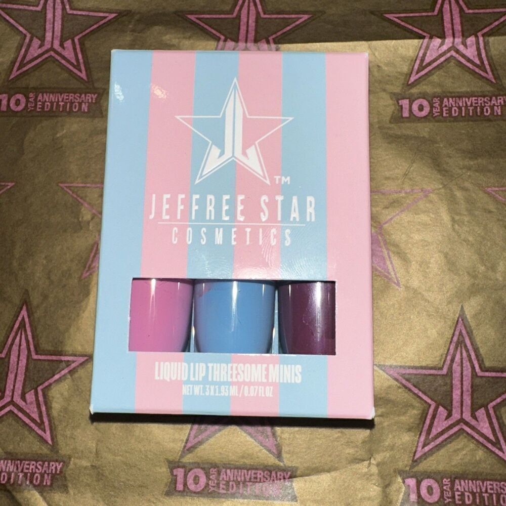 Jeffree Star Cosmetics Authentic Cotton Candy Liquid Lip Threesome Minis New! - Picture 5 of 6